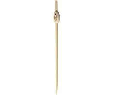 Verlo Bamboo food sticks, 12 cm, decorative end, 100 pcs