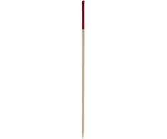 Verlo Bamboo Bambukinės maisto lazdelės, 15 cm, raudonais galais, 100 vnt.