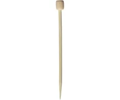 Verlo Bamboo Bambukinės maisto lazdelės, 7,2 cm, cilindro formos galais, 100 vnt.