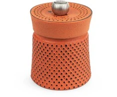 Peugeot Apelsininių pipirų malūnėlis, 8 cm, oranžinis, Bali ketaus