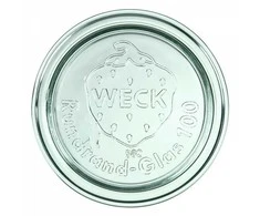 Stiklinės, dangtelis, 10 cm, Weck, 6 vnt.