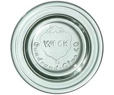 Glass, lid, 4 cm, Weck, 6 pcs