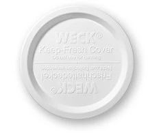 Keep Fresh Weck lid, 12 cm, baltas, 5 pcs