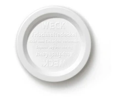 Keep Fresh Weck lid, 8 cm, baltas, 5 pcs