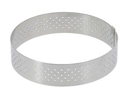 De Buyer Konditerijos kraštas, perforuotas, 20,5 cm, 2 cm