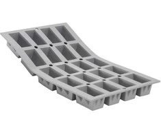 De Buyer 20-cakes tin, 30x17.6 cm, Elastomoule