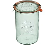 Weck Cylinder jar, 1 l, set, Zylinder, 6 pcs