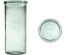 Weck cilindriniai indeliai su dangteliu, 1500 ml, 6 vnt. pakuotėje
