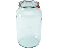 Weck Cylinder jar, 3 l, set, 4 pcs