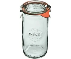 Weck Cylinder jar, 340 ml, 6 pcs,, Zylinder