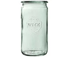 Weck Cylinder jar, 340 ml, Zylinder, 6 pcs