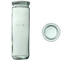 Weck Cylinder jar, 600 ml, with lid, Zylinder, 6 pcs