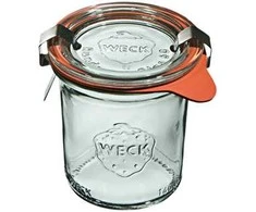Weck Jar, 140 ml, set, Mini-Sturz, 12 pcs