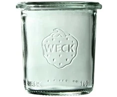 Weck Stiklainis, 140 ml, mažas lašelis, 12 vnt.