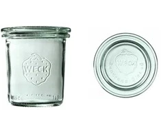 Weck Mini-Sturz stiklainis su dangteliu, 140 ml – 12 vnt. pakuotė