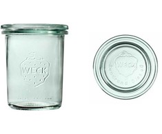 Weck Stiklainis, 160 ml, su dangteliu, Mini-Sturz, 12 vnt.