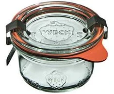 Weck Mini-Sturz stiklainis 50 ml (12 vnt), pok, usz, zap x2