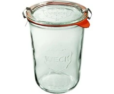 Weck Stiklainis, 850 ml, rinkinys, formelės, 6 vnt.