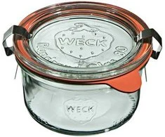 Weck Sturz stiklainis 165 ml (12 vt), pok, usz, zap x2