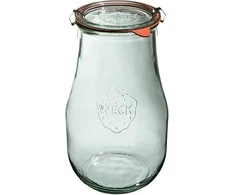 Weck Tulpe stiklainis 2700 ml (4 vnt.), kambario, ausies, įsk. x2