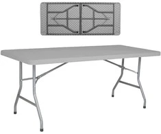 Verlo Stačiakampis maitinimo stalas, ilgis 152,4 cm