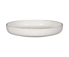Sagad STONE Talerz głęboki 29,5 cm balta