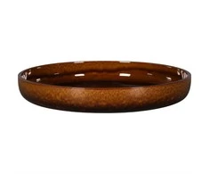 Sagad STONE Gili lėkštė 29,5 cm gintaro spalvos
