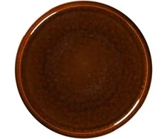 Secret De Gourmet AKMENS plokščia lėkštė 24 cm gintaro spalvos