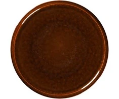 Secret De Gourmet AKMENS plokščia lėkštė 28 cm gintaro spalvos