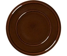 Eurofirany AKMENS Plokščia plokštė, skersmuo 28 cm gintaro