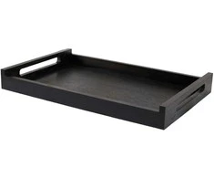 Verlo Waiters tray, 60x40x12 cm, juodas, Stratos
