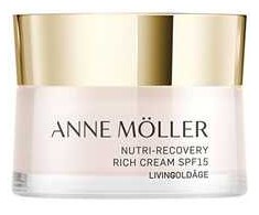 CREAM Anne Möller Livingoldage Nutri-Recovery Rich Kreminis SPF15 - Denní vyživující pleťový krém 50ml Moterims