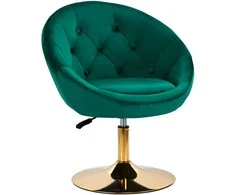 Activeshop Pasukamas fotelis 4Rico QS-BL12G Velvet Žalias