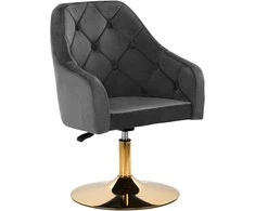 Activeshop Pasukamas fotelis 4Rico QS-BL14G Velvet Pilkas
