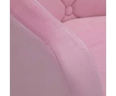 Activeshop Pasukamas fotelis 4Rico QS-BL14G Velvet Rožinė
