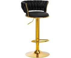 Activeshop Baro kėdė 4RICO ROMAN VELVET Juodas