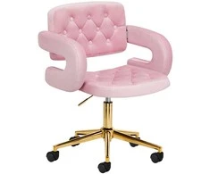 Activeshop Biuro kėdė su ratukais 4Rico QS-OF213G Velvet Rožinė