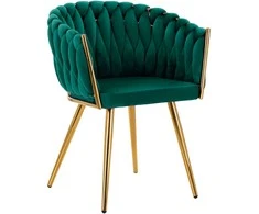 Activeshop Fotelis 4Rico QS-GW06G Velvet Žalias