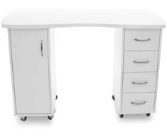 Activeshop Kosmetologinis stalas CABINETS Baltas