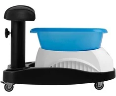 Activeshop Kosmetologinis pedikiūro pakojis su vonele ir masažo funkcija Azzurro Juodas