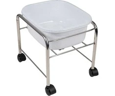 Activeshop Pedikiūro vonelė PEDICURE TRAY CHROME