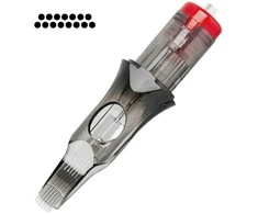 Activeshop Tattoo kasetė El Cartel V2 - 0,35 15RM Short Taper, 10 vnt.
