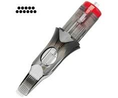 Activeshop Tattoo kasetė El Cartel V2 - 0,30 11RM Long Taper, 10 vnt.