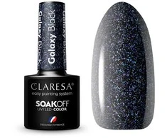 Activeshop Ilgalaikis hibridinis nagų Claresa, Galaxy Juodas, 5 g