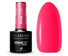 Activeshop Rožinė Ilgalaikis hibridinis nagų lakas Claresa, Rožinė 530, 5 g