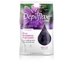 Activeshop Elastingas depiliacijos vaškas su žema lydymosi temperatūra Depilflax 100 Malva 5AB 1000 g