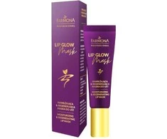 Activeshop Drėkinamoji ir regeneruojanti lūpų kaukė Farmona Lip Glow Mask 12 ml