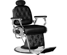 Activeshop Kirpyklos kėdė Barber Chair Gabbiano Francesco Chrome Juodas