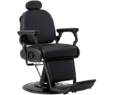 Activeshop Kirpyklos barberio kėdė su nugaros masažo funkcija Gabbiano Francesco, juoda