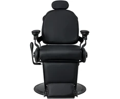 Activeshop Kirpyklos barberio kėdė su nugaros masažo funkcija Gabbiano Francesco, juoda